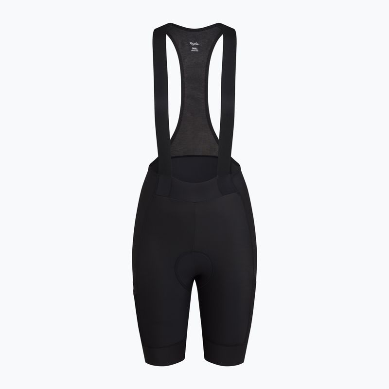 Pantaloncini da ciclismo da donna Rapha Brevet Element Cargo Bib Shorts black/white