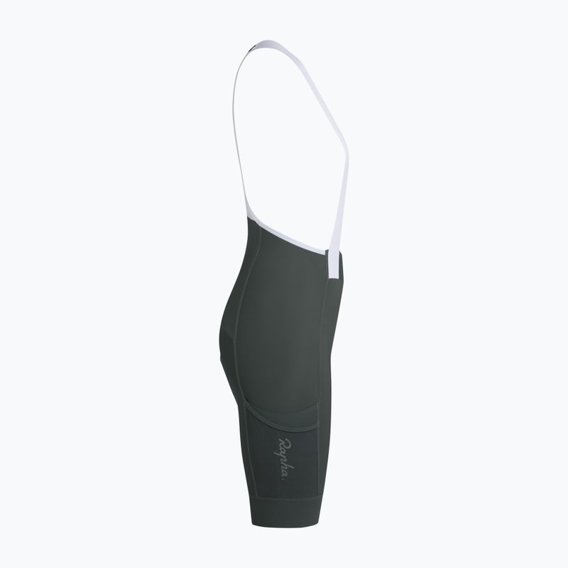 Pantaloncini da ciclismo da donna Rapha Brevet Element Cargo Bib Shorts onyx/white 4