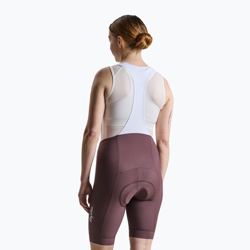Pantaloncini da ciclismo da donna Rapha Core Bib Shorts huckleberry/white 2