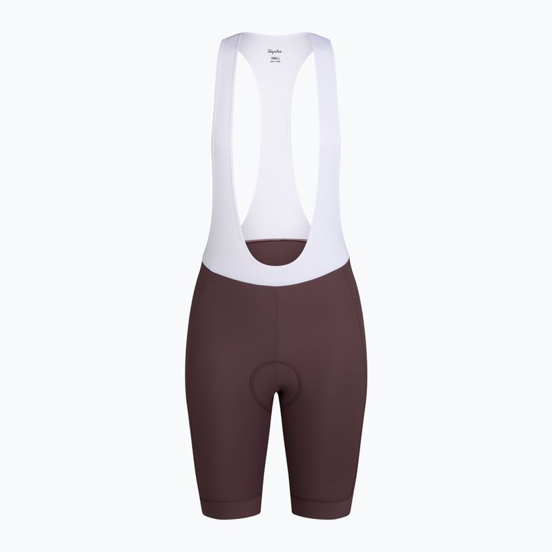 Pantaloncini da ciclismo da donna Rapha Core Bib Shorts huckleberry/white 5