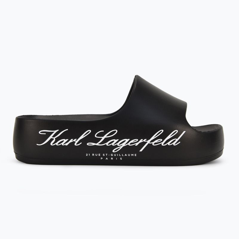 Infradito donna KARL LAGERFELD Kobo II Hotel Logo nero eco eva