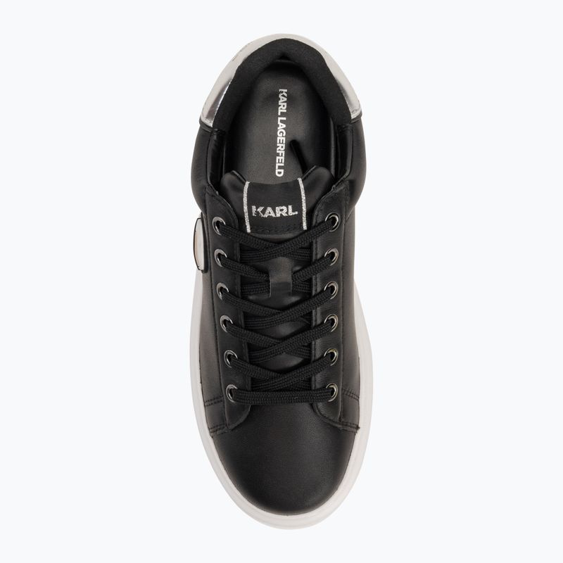 Scarpe da donna KARL LAGERFELD Kapri Nft Lo Lace in pelle nera 5