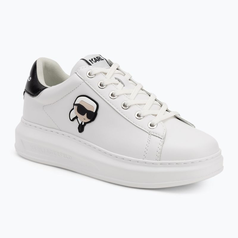 Scarpe da donna KARL LAGERFELD Kapri Nft Lo Lace in pelle bianca