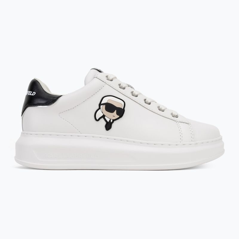 Scarpe da donna KARL LAGERFELD Kapri Nft Lo Lace in pelle bianca 2