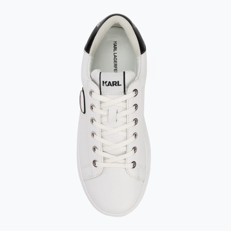 Scarpe da donna KARL LAGERFELD Kapri Nft Lo Lace in pelle bianca 5