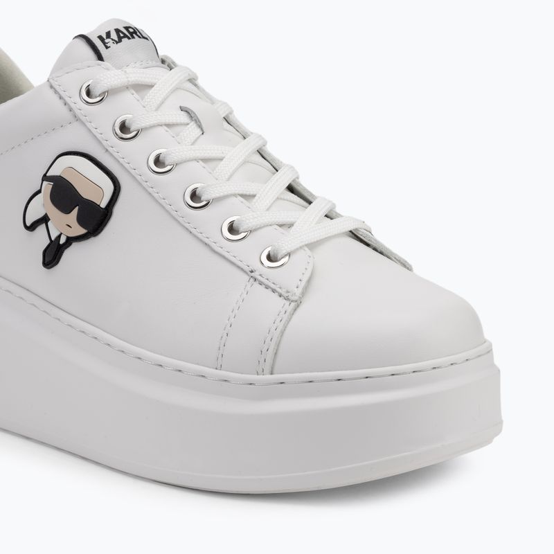 Scarpe da donna KARL LAGERFELD Anakapri Nft in pelle bianca 7
