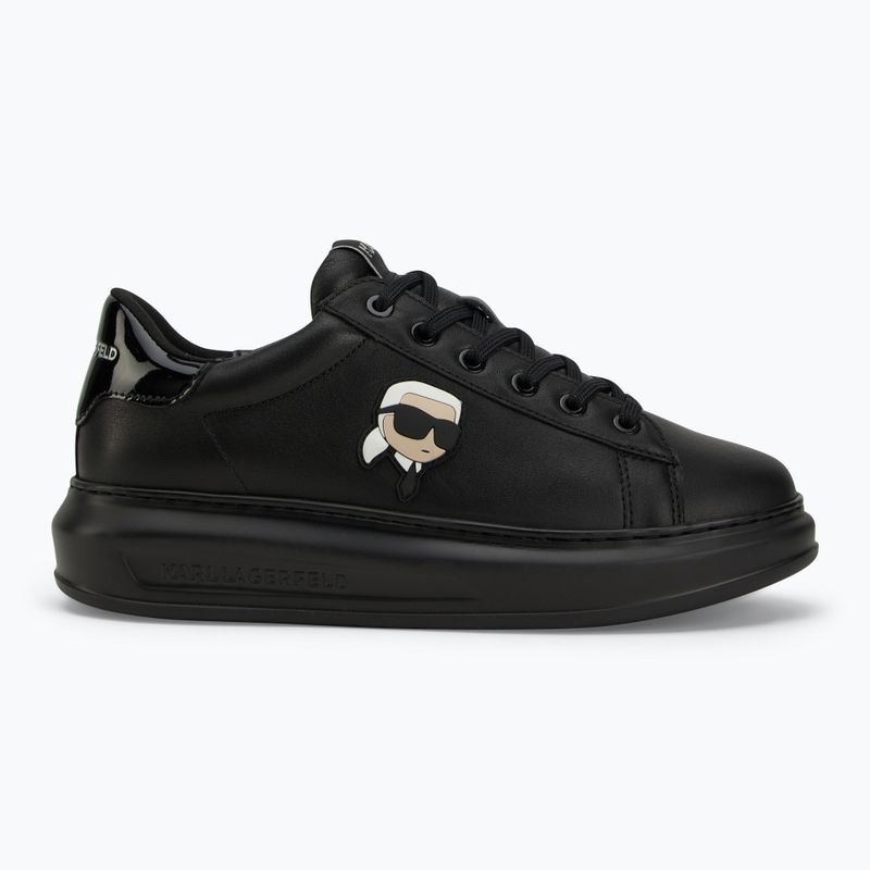 KARL LAGERFELD scarpe da uomo Kapri Nft pelle nera/mono 2