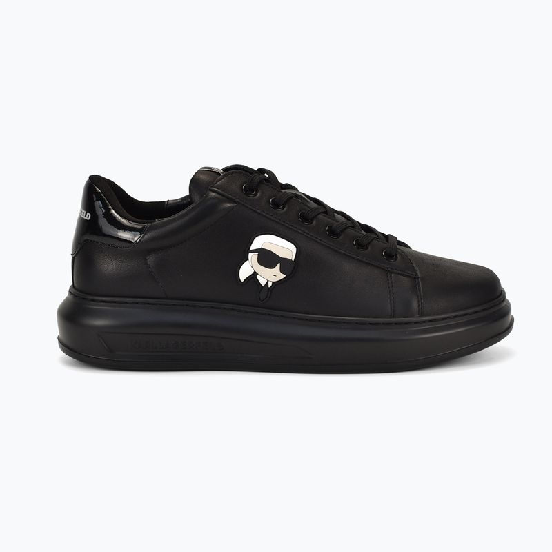 KARL LAGERFELD scarpe da uomo Kapri Nft pelle nera/mono 8