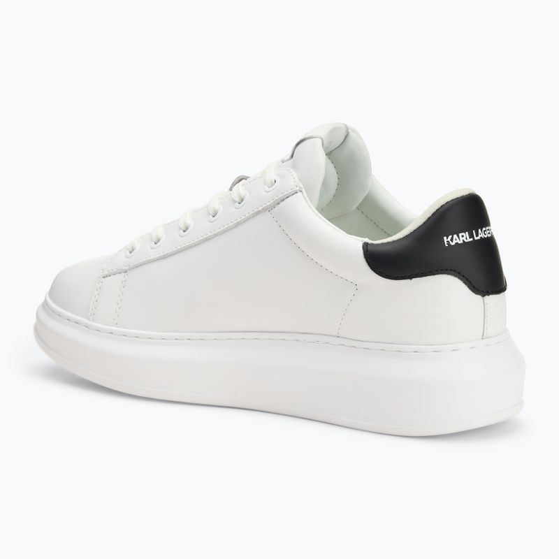 KARL LAGERFELD scarpe da uomo Kapri Nft in pelle bianca 3