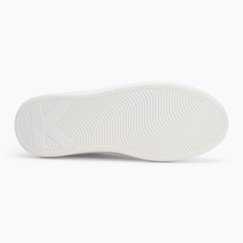 KARL LAGERFELD scarpe da uomo Kapri Nft in pelle bianca 4