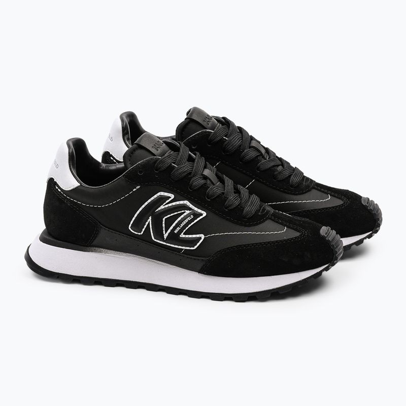KARL LAGERFELD scarpe da donna Kairo Kl Sidetrim pelle nera/textille 2