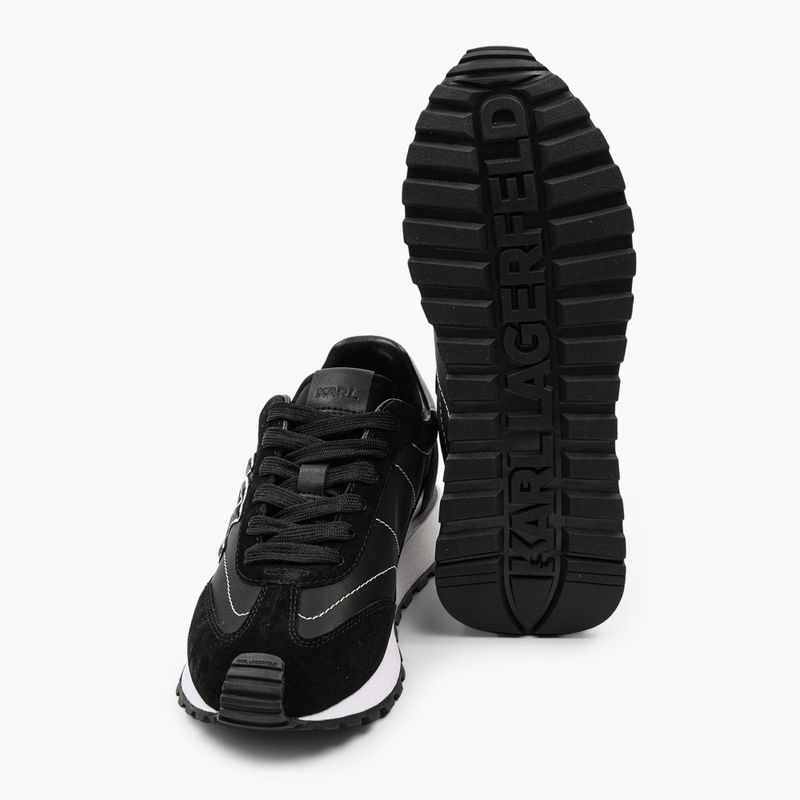 KARL LAGERFELD scarpe da donna Kairo Kl Sidetrim pelle nera/textille 5