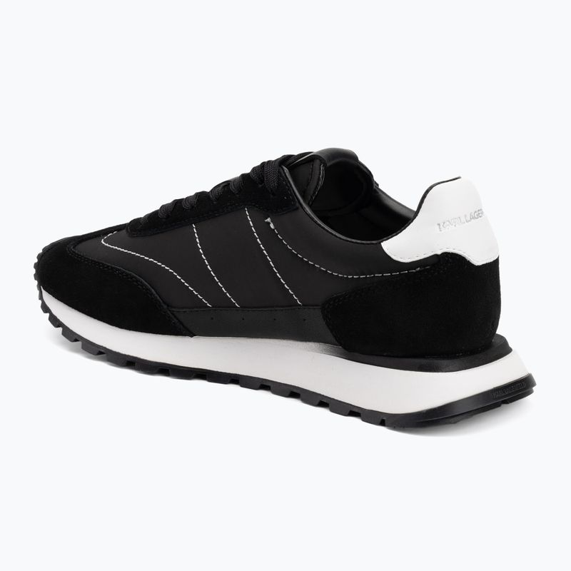 KARL LAGERFELD scarpe da donna Kairo Kl Sidetrim pelle nera/textille 3