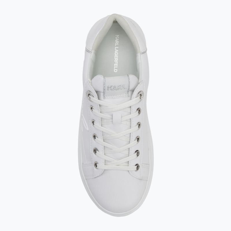 Scarpe da donna KARL LAGERFELD Kapri Signia Shine pelle bianca/mono 5