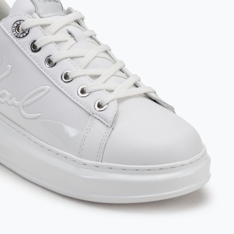 Scarpe da donna KARL LAGERFELD Kapri Signia Shine pelle bianca/mono 7