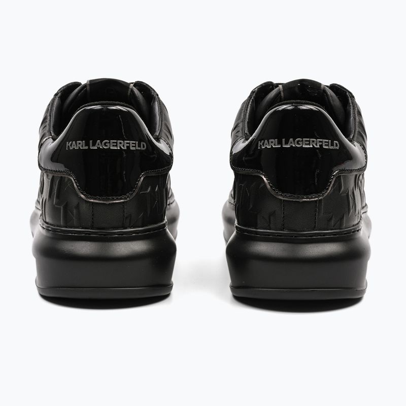 KARL LAGERFELD scarpe da uomo Kapri Monogram Emboss nero pelle/mono 2
