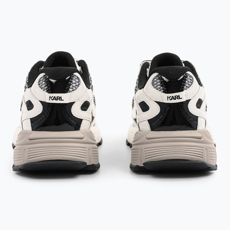 KARL LAGERFELD scarpe da donna Orion Sidetrim nero pelle/tessuto c/bianco 3