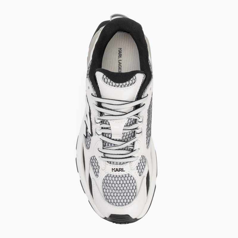 KARL LAGERFELD scarpe da donna Orion Sidetrim nero pelle/tessuto c/bianco 5