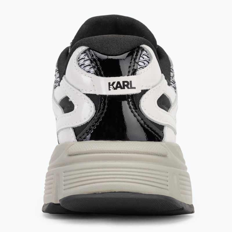 KARL LAGERFELD scarpe da donna Orion Sidetrim nero pelle/tessuto c/bianco 6