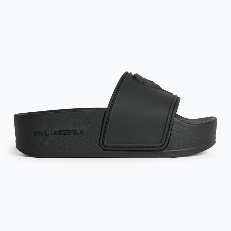 Infradito donna KARL LAGERFELD Kondo Maxi Nft Relief gomma nera