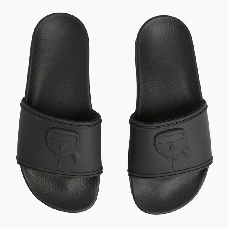 Infradito donna KARL LAGERFELD Kondo Maxi Nft Relief gomma nera 4
