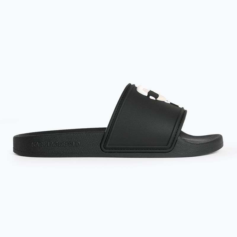 KARL LAGERFELD infradito donna Kondo 2.0 NFT gomma nera