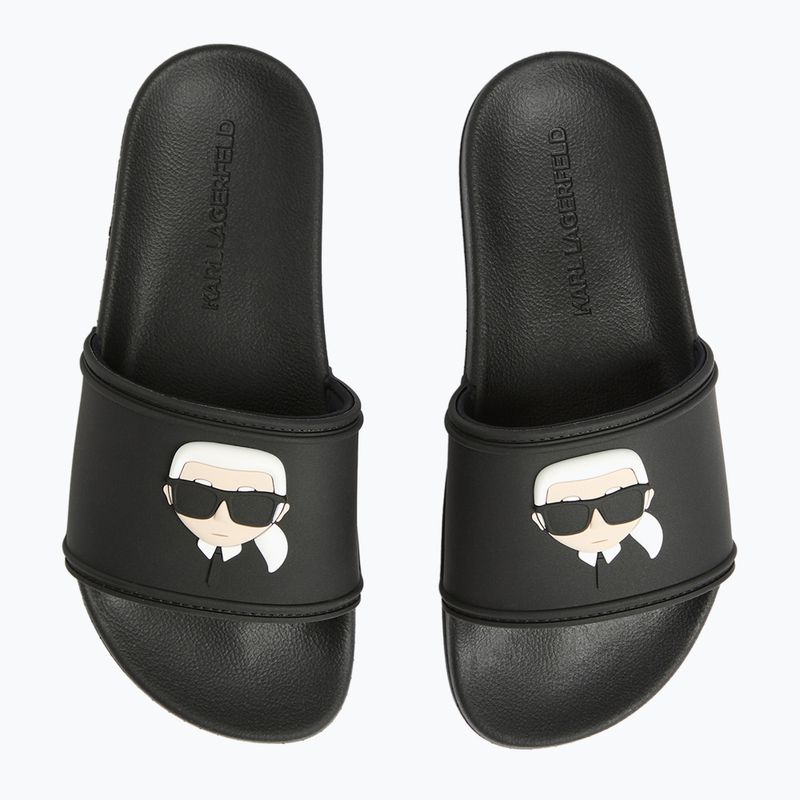KARL LAGERFELD infradito donna Kondo 2.0 NFT gomma nera 4