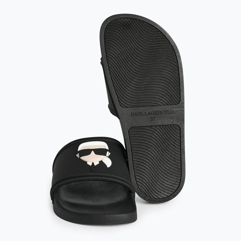 KARL LAGERFELD infradito donna Kondo 2.0 NFT gomma nera 5