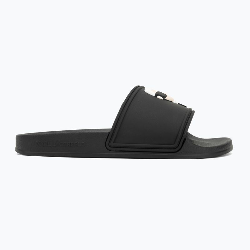 KARL LAGERFELD infradito donna Kondo 2.0 NFT gomma nera 2