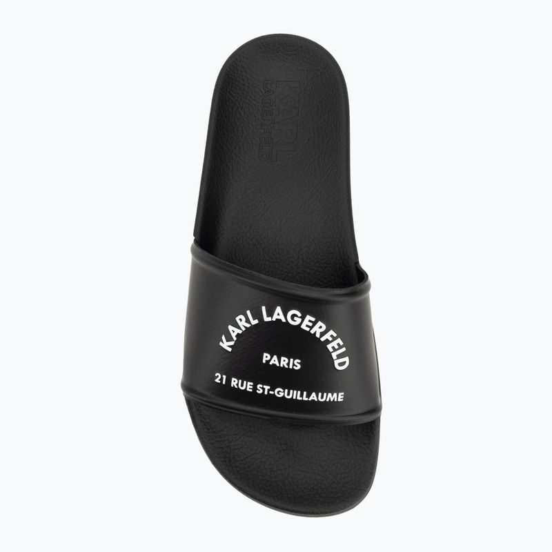 KARL LAGERFELD infradito donna Kondo 2.0 Maison gomma nera 5