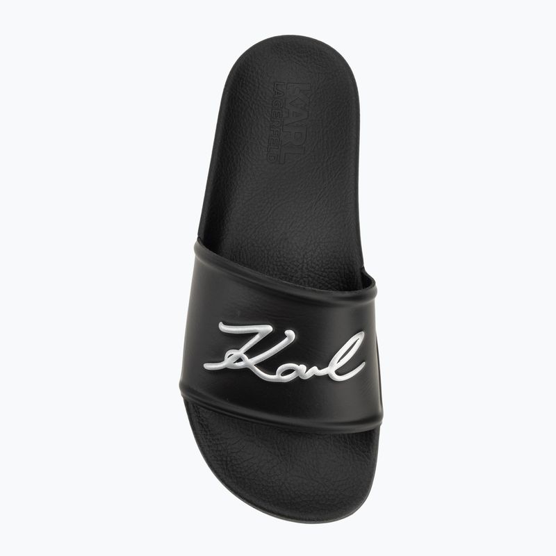 KARL LAGERFELD infradito donna Kondo 2.0 Signia gomma nera 5