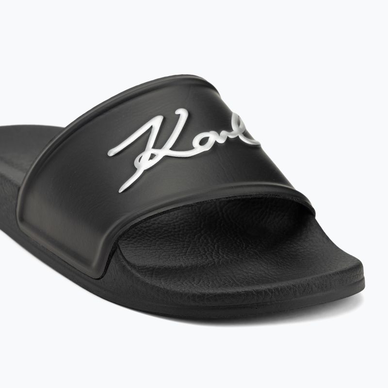 KARL LAGERFELD infradito donna Kondo 2.0 Signia gomma nera 7
