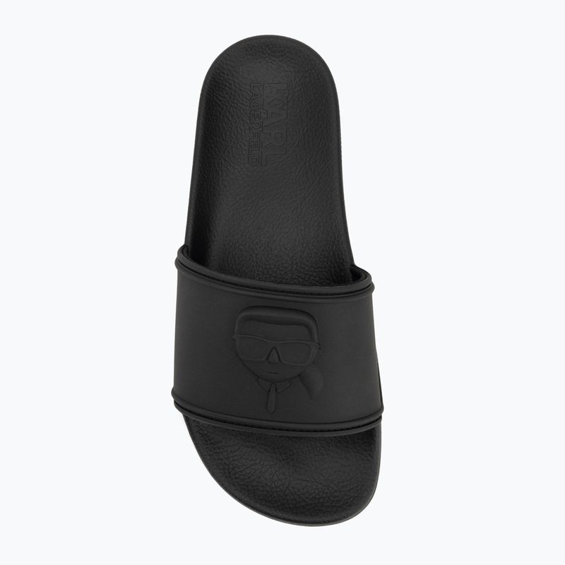 KARL LAGERFELD infradito donna Kondo 2.0 NFT Relief gomma nera 5