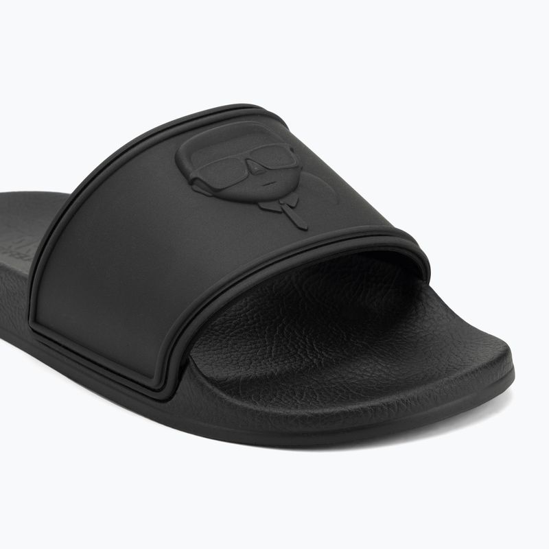 KARL LAGERFELD infradito donna Kondo 2.0 NFT Relief gomma nera 7