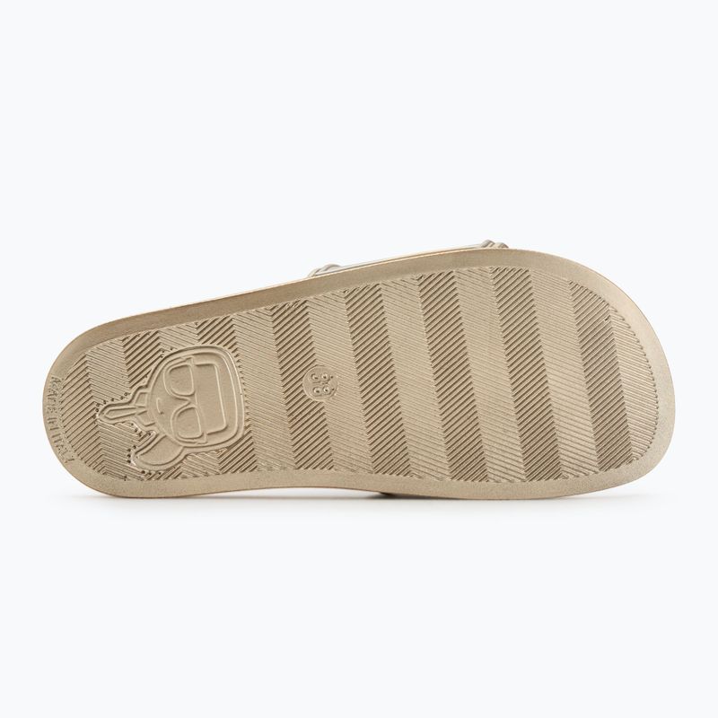 KARL LAGERFELD infradito donna Kondo 2.0 NFT Relief oro gomma 4