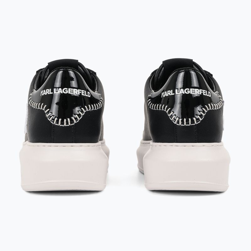 Scarpe da donna KARL LAGERFELD Kapri Cornelly Signia Stitch pelle nera 2
