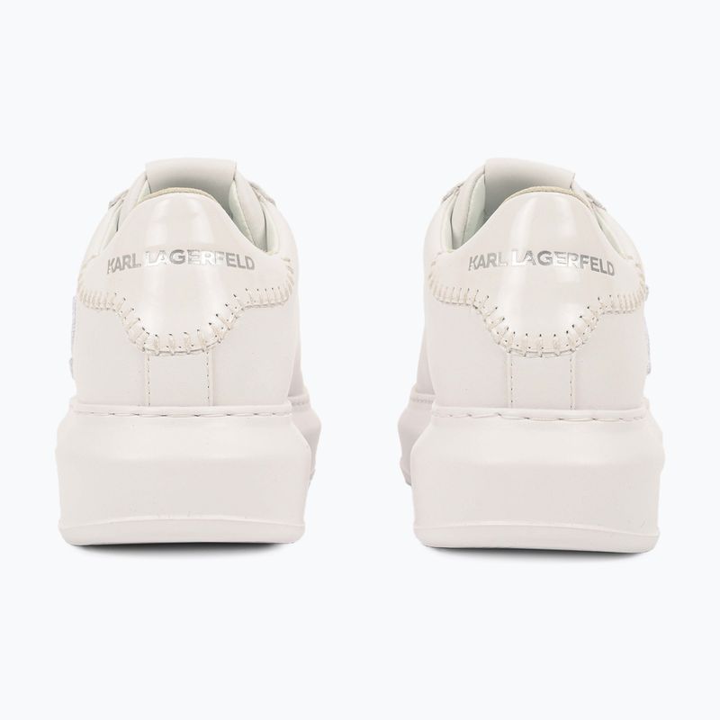 KARL LAGERFELD scarpe donna Kapri Cornelly Signia Stitch pelle/mono bianco 2
