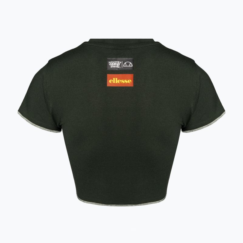 T-shirt Ellesse Tweetest Crop donna verde scuro 2