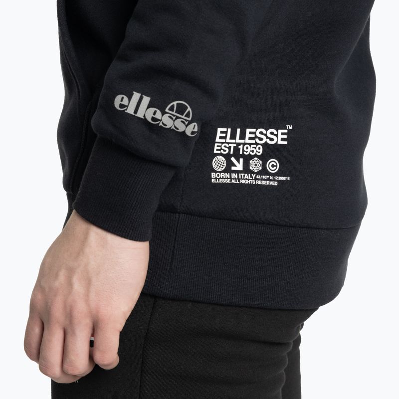 Felpa da uomo Ellesse Stratson Oh Hoody nero 4