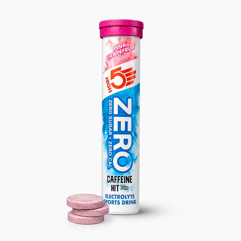 Elettroliti HIGH5 ZERO Caffeine Hit pink grapefruit