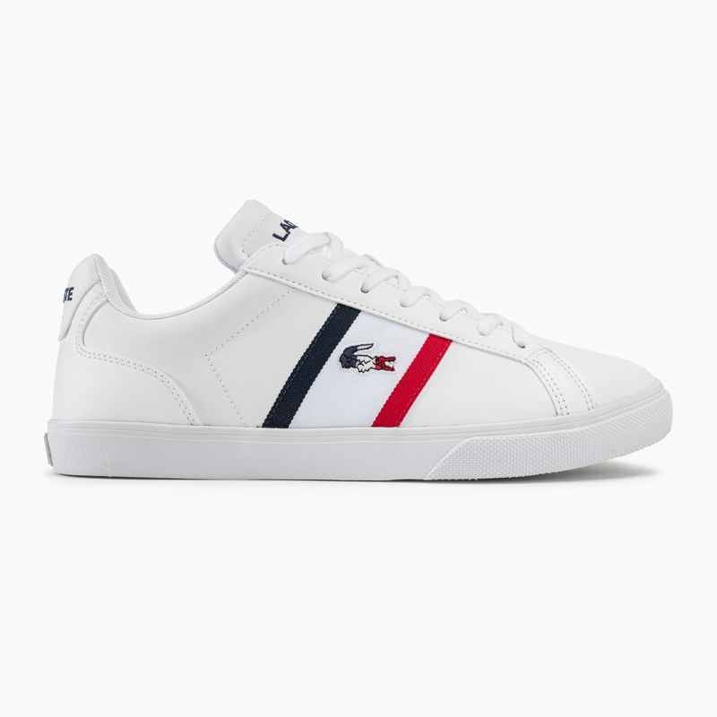 Scarpe Lacoste da uomo 45CMA0055 bianco/navy/rosso 2