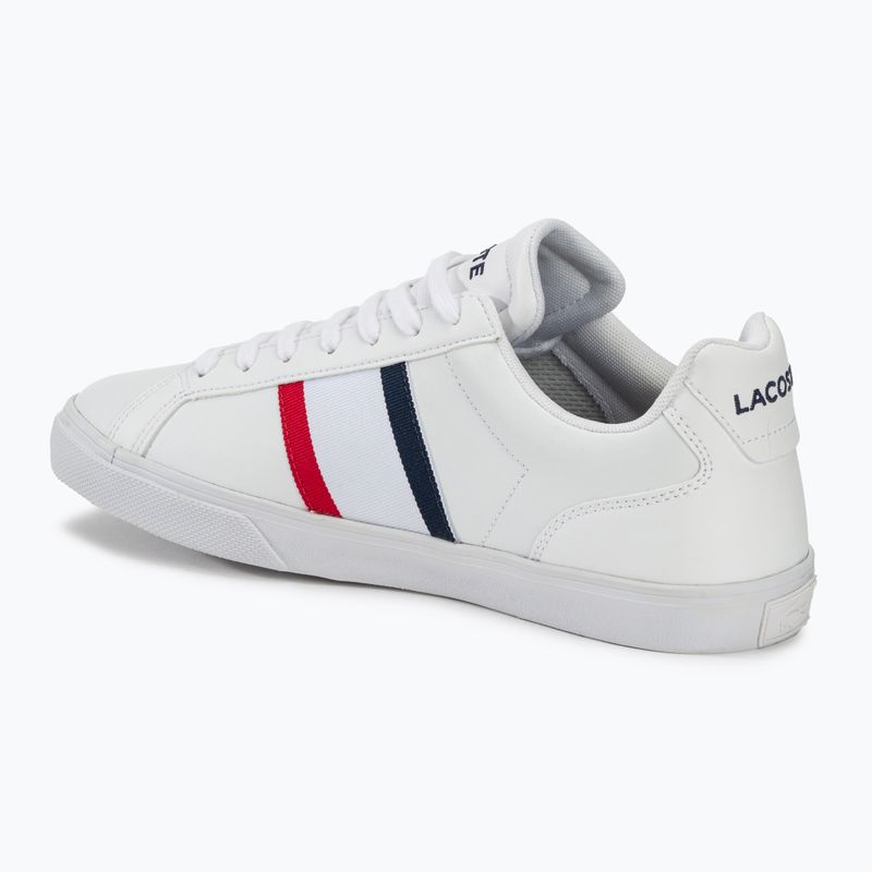 Scarpe Lacoste da uomo 45CMA0055 bianco/navy/rosso 3