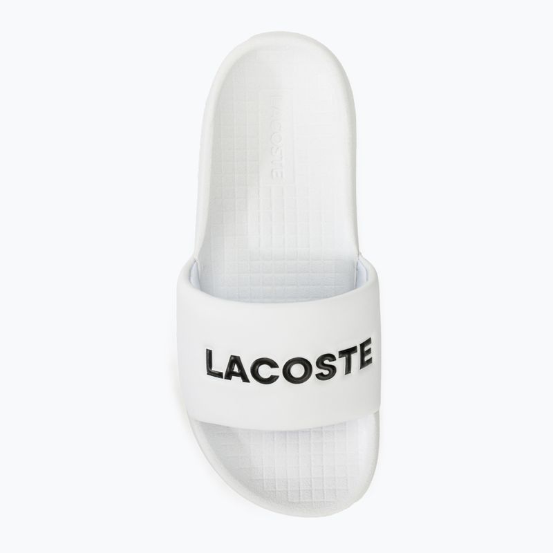 Infradito Lacoste donna 47CFA0032 bianco/nero 5