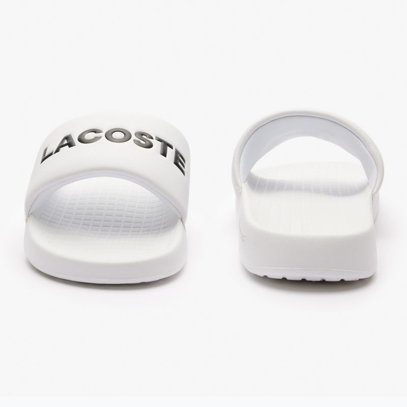 Infradito Lacoste uomo 47CMA0025 bianco/nero 8