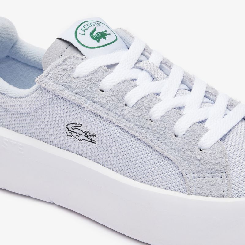 Scarpe Lacoste da donna 47SFA0084 blu chiaro / bianco 8