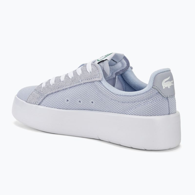 Scarpe Lacoste da donna 47SFA0084 blu chiaro / bianco 3