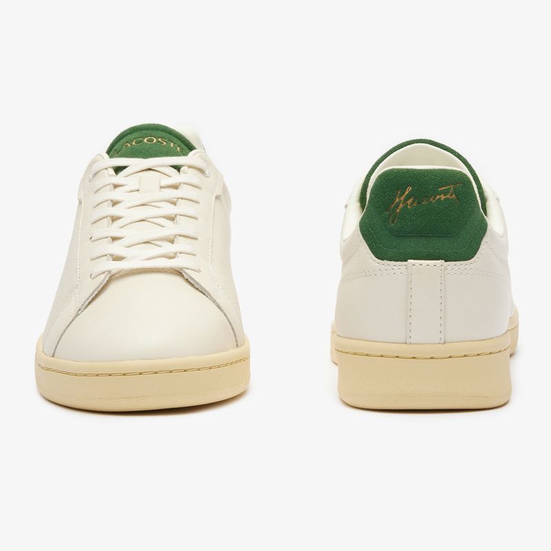 Scarpe Lacoste uomo 47SMA0042 bianco sporco / bianco sporco 4