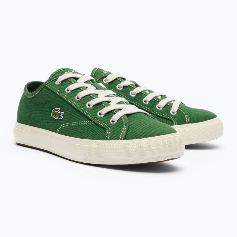 Scarpe Lacoste uomo 47CMA0005 verde/bianco sporco 8