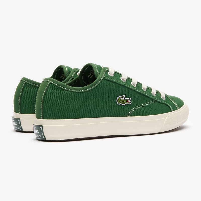 Scarpe Lacoste uomo 47CMA0005 verde/bianco sporco 11