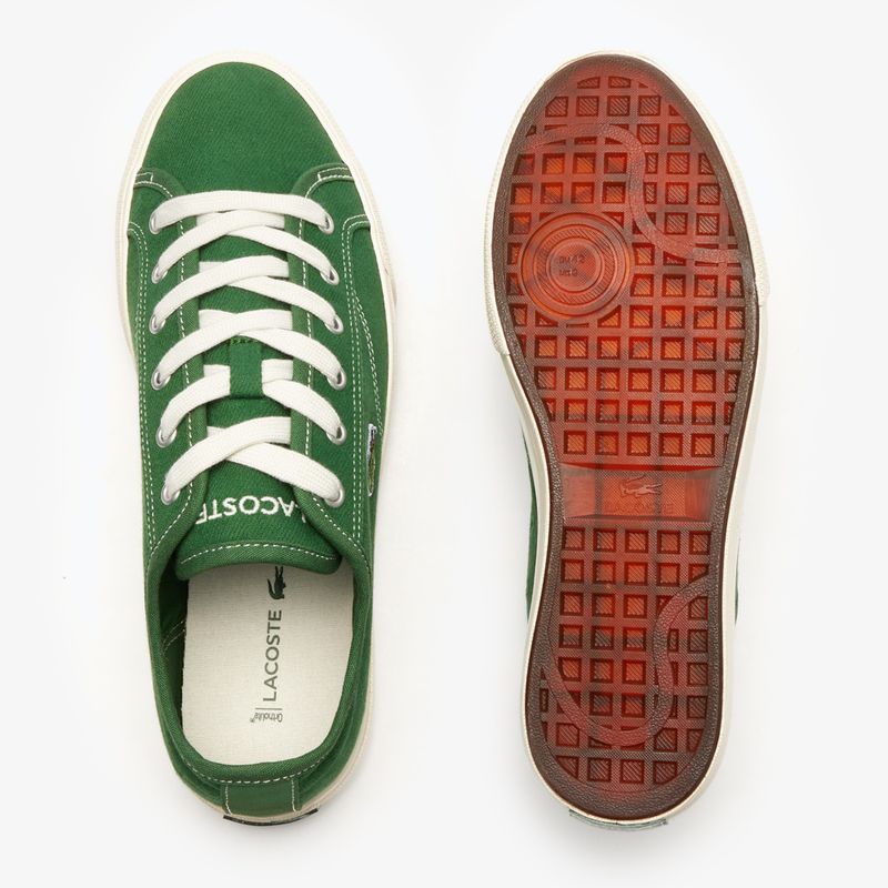 Scarpe Lacoste uomo 47CMA0005 verde/bianco sporco 12